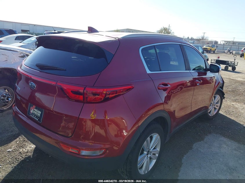 2017 Kia Sportage VIN KNDPM3AC4H7051825 IAAI salvage auction — RIGHT FRONT, Clear (Oklahoma), sold $3,100 on 2026-07-21 (photo 4)