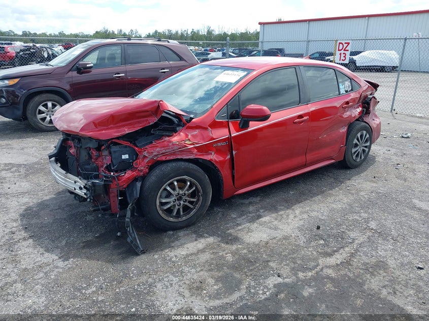 2020 Toyota Corolla VIN JTDEBRBE5LJ028341 IAAI salvage auction — FRONT END, Salvage Title, sold $2,250 on 2026-07-20 (photo 2)