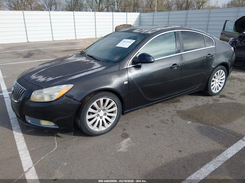 2011 Buick Regal VIN W04GS5EC7B1007995 IAAI salvage auction — ENGINE DAMAGE, Bill Of Sale (Tennessee), sold $225 on 2026-07-07 (photo 2)