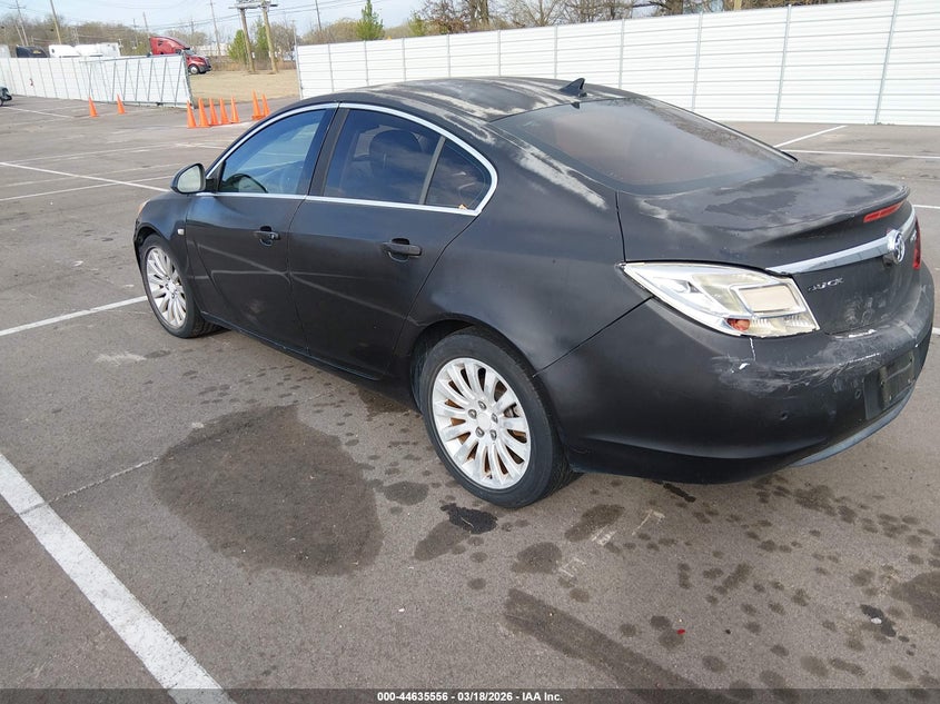 2011 Buick Regal VIN W04GS5EC7B1007995 IAAI salvage auction — ENGINE DAMAGE, Bill Of Sale (Tennessee), sold $225 on 2026-07-07 (photo 3)