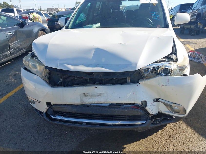 2013 Toyota Highlander VIN 5TDZK3EHXDS090729 IAAI salvage auction — FRONT END, Salvage Title, sold $3,000 on 2026-07-08 (photo 6)