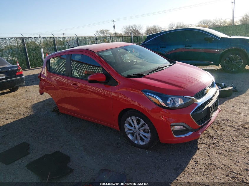 2019 Chevrolet Spark VIN KL8CD6SA1KC722260 IAAI salvage auction — REAR END, Salvage Title, sold $1,825 on 2026-07-31 (photo 1)