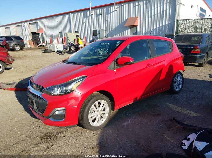 2019 Chevrolet Spark VIN KL8CD6SA1KC722260 IAAI salvage auction — REAR END, Salvage Title, sold $1,825 on 2026-07-31 (photo 2)