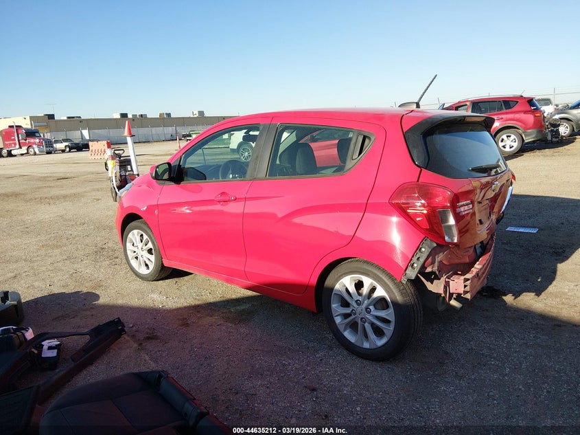 2019 Chevrolet Spark VIN KL8CD6SA1KC722260 IAAI salvage auction — REAR END, Salvage Title, sold $1,825 on 2026-07-31 (photo 3)