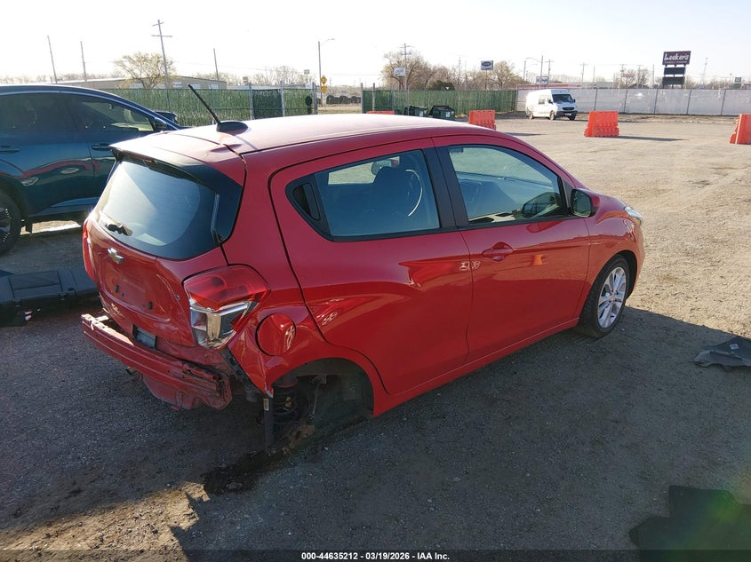 2019 Chevrolet Spark VIN KL8CD6SA1KC722260 IAAI salvage auction — REAR END, Salvage Title, sold $1,825 on 2026-07-31 (photo 4)