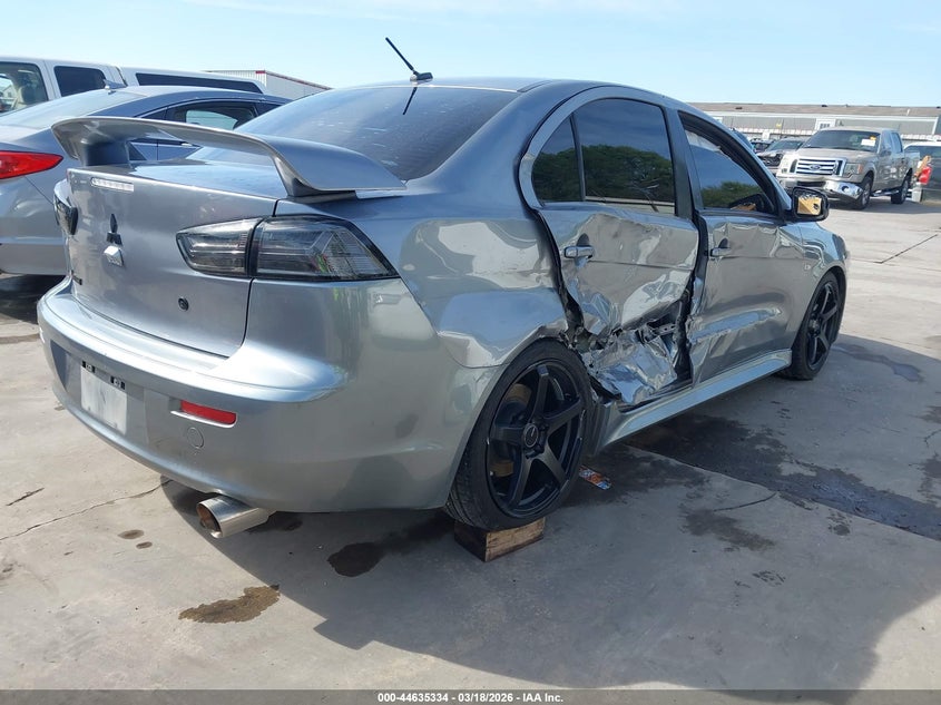 2014 Mitsubishi Lancer VIN JA32U8FWXEU004076 IAAI salvage auction — RIGHT SIDE, Salvage Title, sold $625 on 2026-07-28 (photo 4)