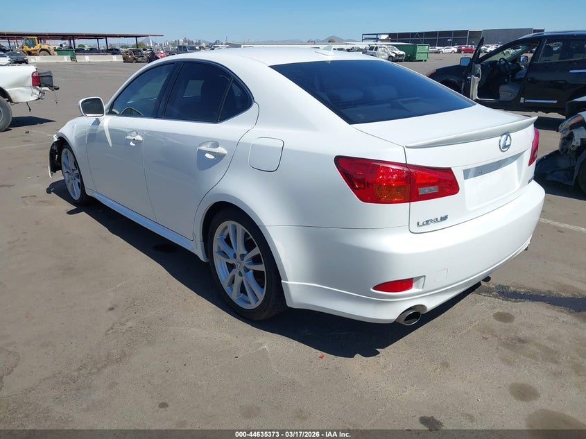 2007 Lexus Is 350 VIN JTHBE262572010230 IAAI salvage auction — RIGHT FRONT, Salvage (Arizona), sold $525 on 2026-07-28 (photo 3)