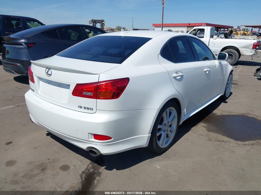 2007 Lexus Is 350 VIN JTHBE262572010230 IAAI salvage auction — RIGHT FRONT, Salvage (Arizona), sold $525 on 2026-07-28 (photo 4)
