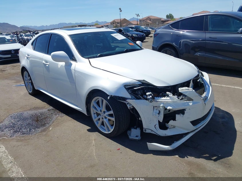 2007 Lexus Is 350 VIN JTHBE262572010230 IAAI salvage auction — RIGHT FRONT, Salvage (Arizona), sold $525 on 2026-07-28 (photo 6)