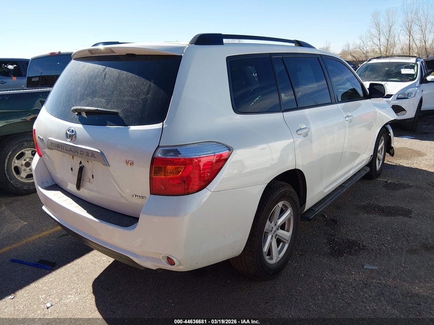2008 Toyota Highlander VIN JTEES41A382109773 IAAI salvage auction — FRONT END, Salvage (Colorado), sold $1,100 on 2026-07-14 (photo 4)