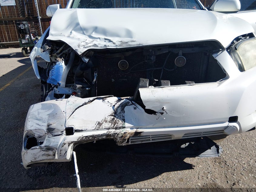 2008 Toyota Highlander VIN JTEES41A382109773 IAAI salvage auction — FRONT END, Salvage (Colorado), sold $1,100 on 2026-07-14 (photo 6)