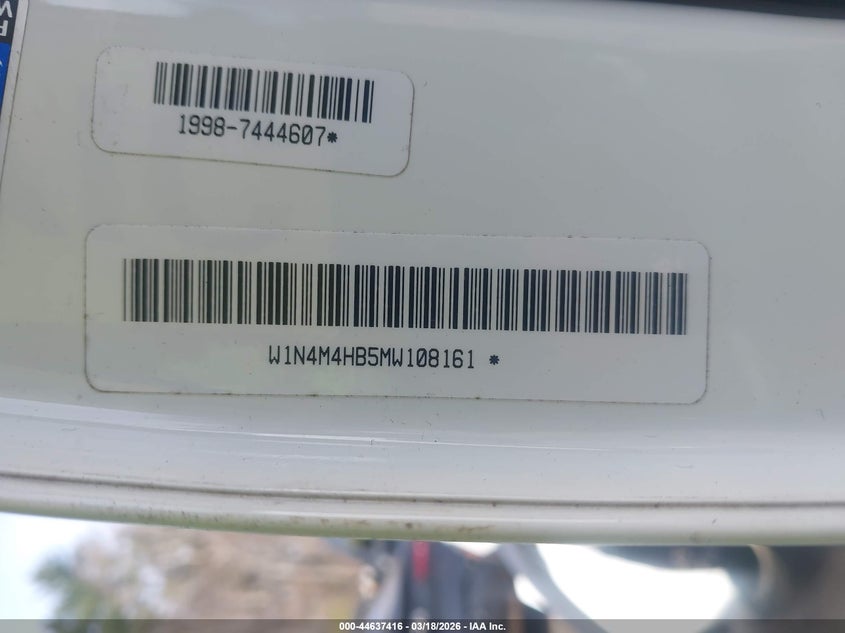 2021 Mercedes-benz Glb VIN W1N4M4HB5MW108161 IAAI salvage auction — FRONT END, Salvage Title, sold $4,500 on 2026-07-28 (photo 9)