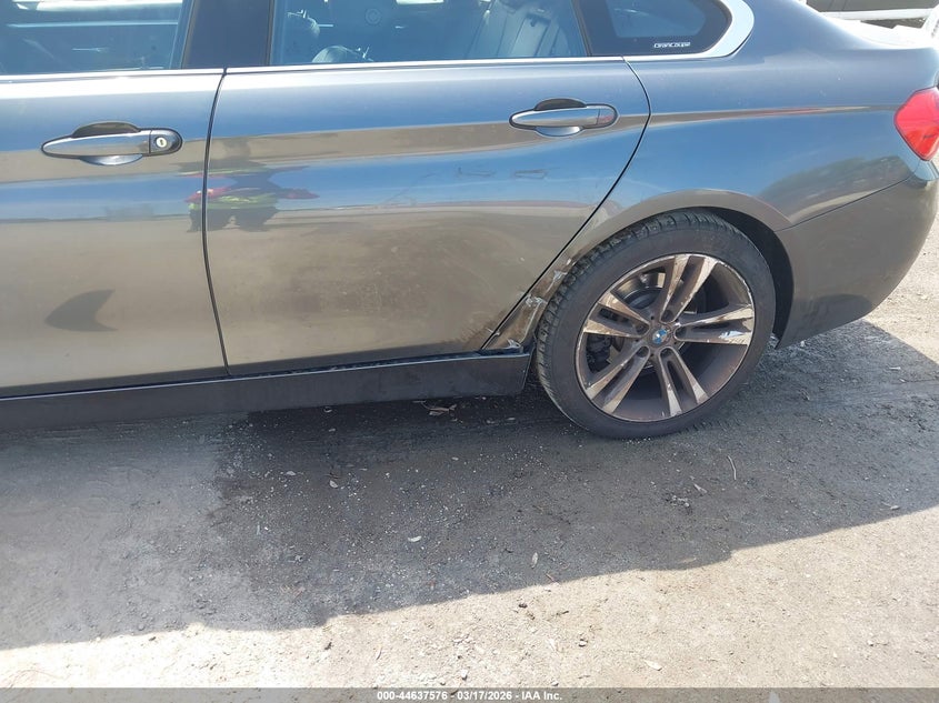 2017 BMW 4er VIN WBA4F7C52HG438163 IAAI salvage auction — LEFT REAR, Salvage Title, sold $4,400 on 2026-07-22 (photo 6)