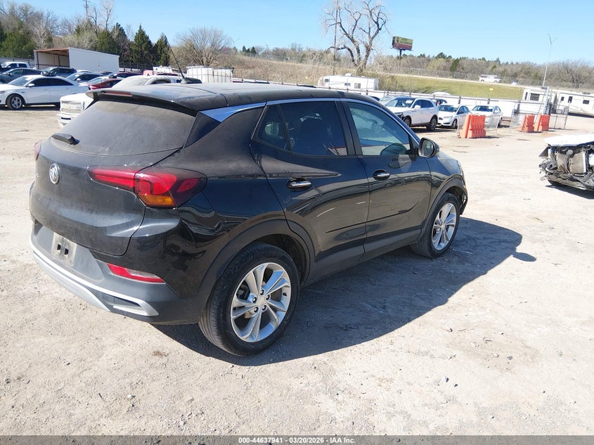 2021 Buick Encore gx VIN KL4MMBS25MB137651 IAAI salvage auction — FRONT END, Clear (Oklahoma), sold $4,750 on 2026-09-16 (photo 4)