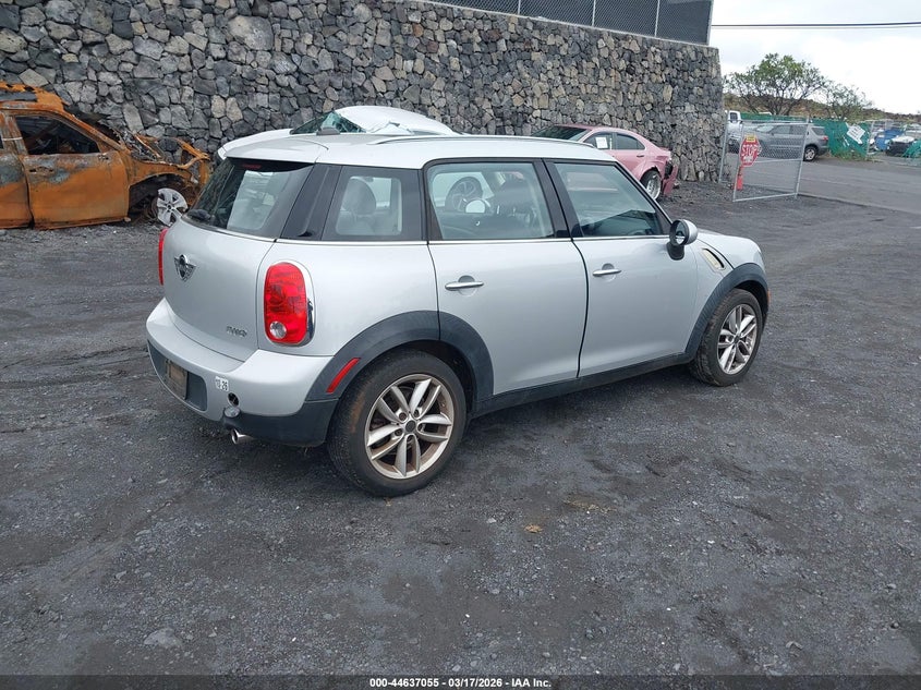 2011 Mini VIN WMWZB3C54BWH94530 IAAI salvage auction — FRONT END, Clear (Hawaii), sold $1,875 on 2026-07-07 (photo 4)
