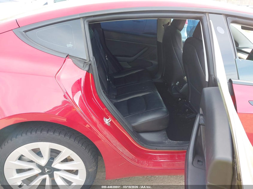 2021 Tesla Model 3 VIN 5YJ3E1EBXMF013165 IAAI salvage auction — UNDERCARRIAGE, Salvage Title, sold $5,700 on 2026-07-23 (photo 8)
