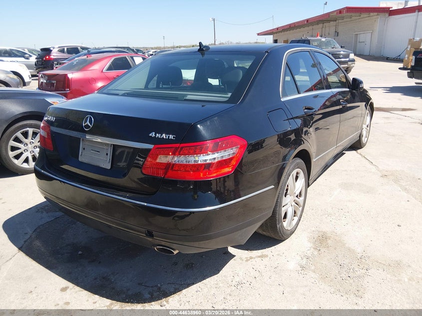 2011 Mercedes-benz E-klasse VIN WDDHF8HB5BA490900 IAAI salvage auction — RIGHT FRONT, Clear (Virginia), sold $650 on 2026-08-03 (photo 4)