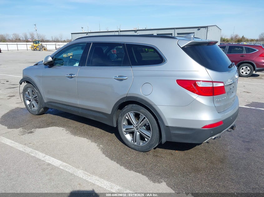 2016 Hyundai Santa fe VIN KM8SRDHFXGU133684 IAAI salvage auction — FRONT END, Clear (Indiana), sold $300 on 2026-07-24 (photo 3)