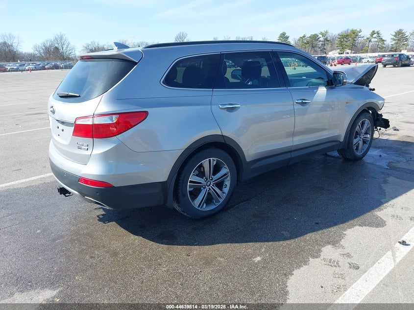 2016 Hyundai Santa fe VIN KM8SRDHFXGU133684 IAAI salvage auction — FRONT END, Clear (Indiana), sold $300 on 2026-07-24 (photo 4)