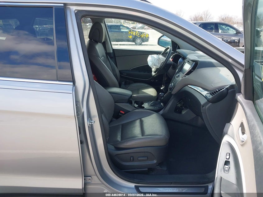 2016 Hyundai Santa fe VIN KM8SRDHFXGU133684 IAAI salvage auction — FRONT END, Clear (Indiana), sold $300 on 2026-07-24 (photo 5)