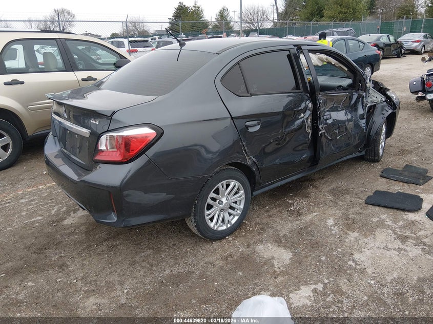 2024 Mitsubishi Mirage VIN ML32FUFJ7RHF01292 IAAI salvage auction — RIGHT SIDE, Salvage (Kentucky), sold $2,800 on 2026-07-13 (photo 4)