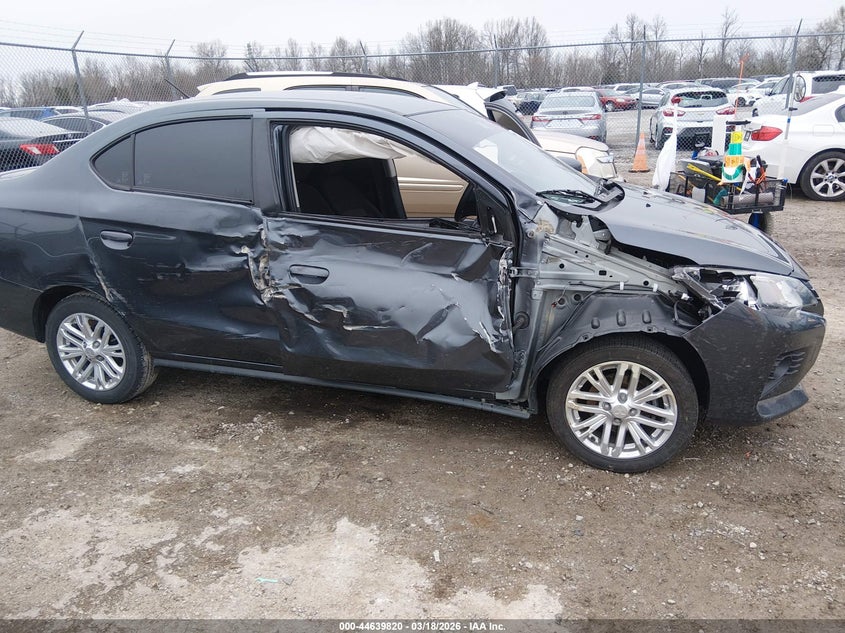 2024 Mitsubishi Mirage VIN ML32FUFJ7RHF01292 IAAI salvage auction — RIGHT SIDE, Salvage (Kentucky), sold $2,800 on 2026-07-13 (photo 6)