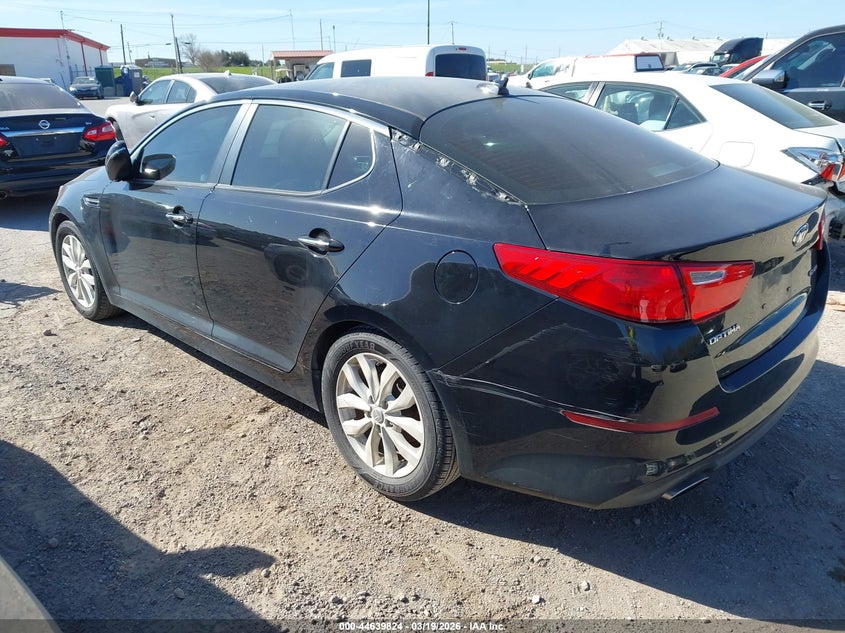 2015 Kia Optima VIN 5XXGN4A79FG351824 IAAI salvage auction — NORMAL WEAR, Original (Texas), sold $25 on 2026-07-29 (photo 3)