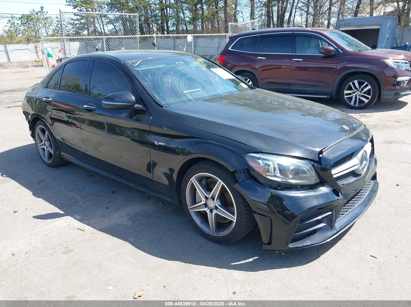 2020 Mercedes-benz C-klasse VIN W1KWF6EB4LR595981 IAAI salvage auction — LEFT SIDE, Salvage Title, sold $12,800 on 2026-07-14 (photo 1)