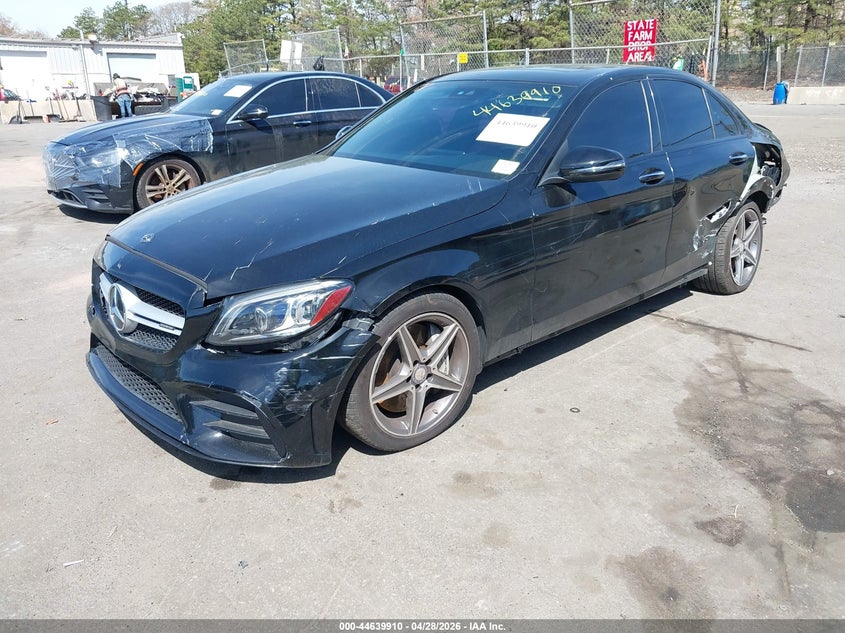 2020 Mercedes-benz C-klasse VIN W1KWF6EB4LR595981 IAAI salvage auction — LEFT SIDE, Salvage Title, sold $12,800 on 2026-07-14 (photo 2)