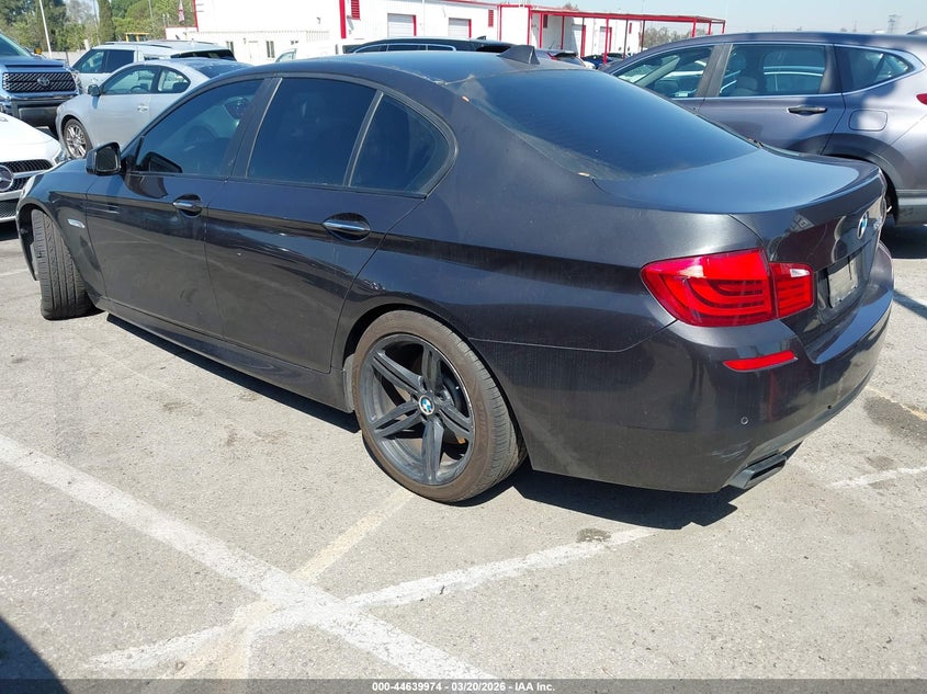 2012 BMW 5er VIN WBAFR9C58CDX79153 IAAI salvage auction — LEFT FRONT, Salvage Title, sold $700 on 2026-07-16 (photo 3)