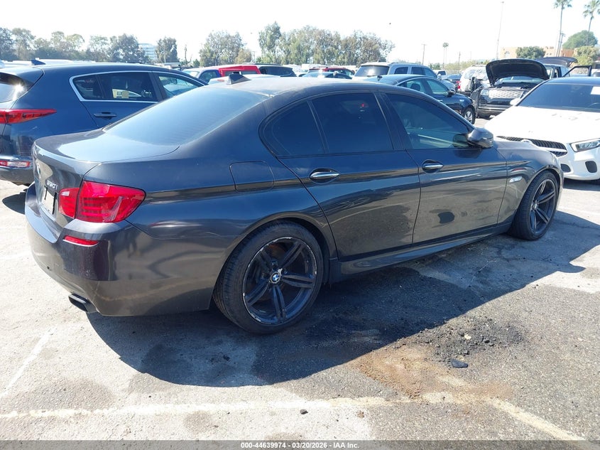 2012 BMW 5er VIN WBAFR9C58CDX79153 IAAI salvage auction — LEFT FRONT, Salvage Title, sold $700 on 2026-07-16 (photo 4)