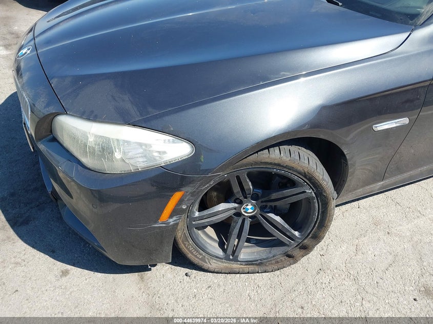 2012 BMW 5er VIN WBAFR9C58CDX79153 IAAI salvage auction — LEFT FRONT, Salvage Title, sold $700 on 2026-07-16 (photo 6)