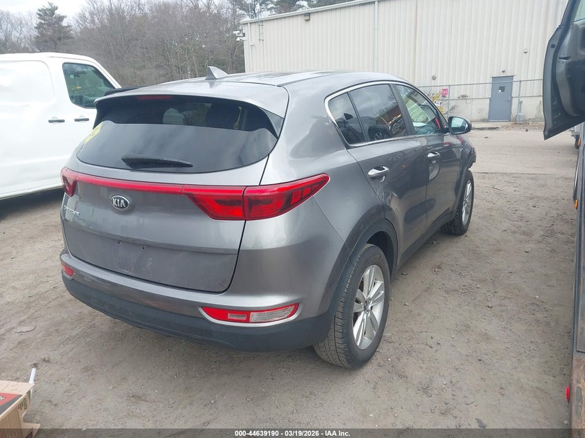 2018 Kia Sportage VIN KNDPMCACXJ7312140 IAAI salvage auction — FRONT END, Salvage (Massachusetts), sold $1,900 on 2026-07-28 (photo 4)