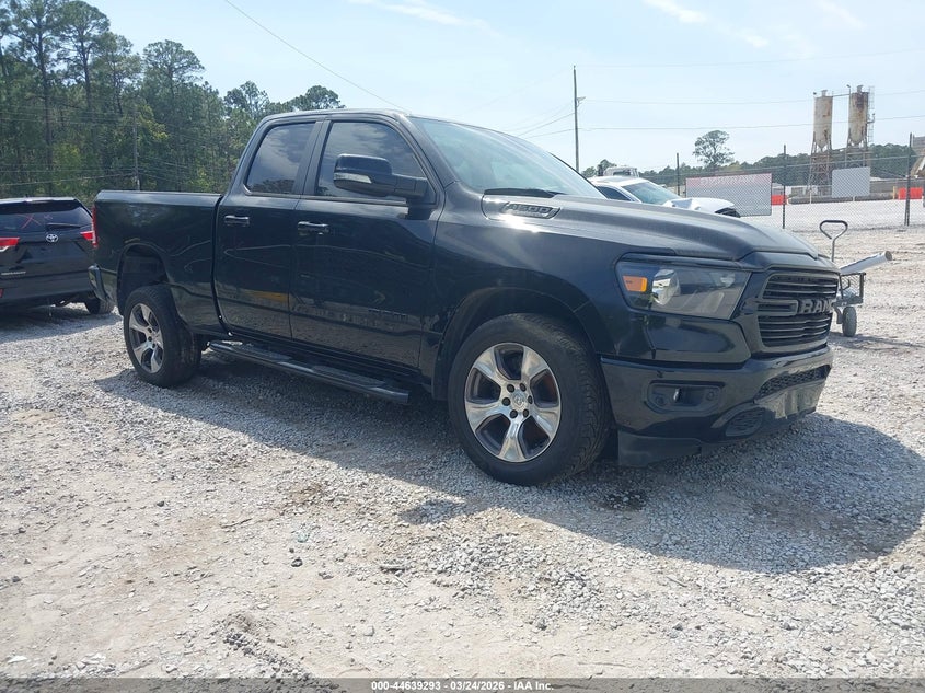 2019 Ram 1500 VIN 1C6SRFBT4KN741533 IAAI salvage auction — LEFT FRONT, Wait Title, sold $3,550 on 2026-07-10 (photo 1)