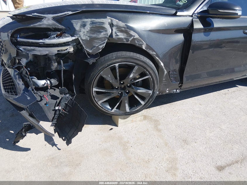 2023 Genesis G70 VIN KMTG34TA4PU134225 IAAI salvage auction — LEFT FRONT, Clear (Missouri), sold $4,450 on 2026-07-07 (photo 6)