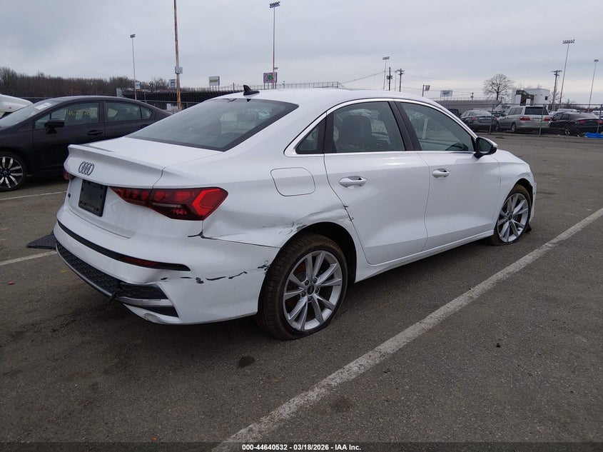 2025 Audi A3 VIN WAUGUDGY7SA046750 IAAI salvage auction — FRONT END, Salvage (New Jersey), sold $9,475 on 2026-08-10 (photo 4)