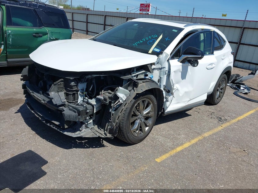 2019 Lexus Nx VIN JTJYARBZ8K2139992 IAAI salvage auction — FRONT END, Salvage Title, sold $8,000 on 2026-07-20 (photo 2)