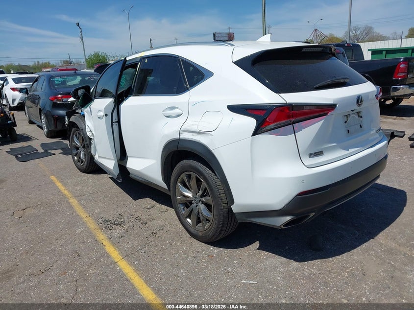 2019 Lexus Nx VIN JTJYARBZ8K2139992 IAAI salvage auction — FRONT END, Salvage Title, sold $8,000 on 2026-07-20 (photo 3)