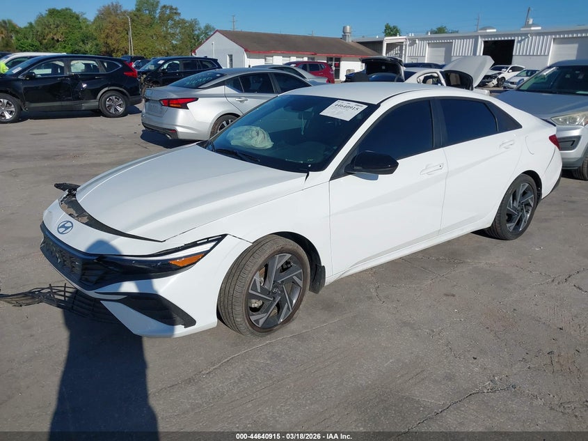 2025 Hyundai Elantra VIN KMHLM4DJ0SU148085 IAAI salvage auction — FRONT END, Salvage Title, sold $7,100 on 2026-07-08 (photo 2)