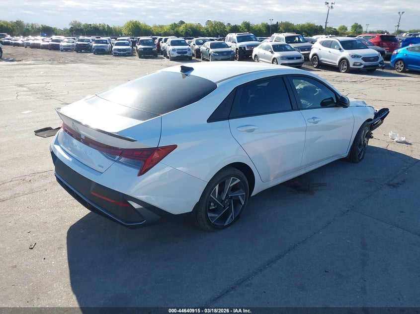 2025 Hyundai Elantra VIN KMHLM4DJ0SU148085 IAAI salvage auction — FRONT END, Salvage Title, sold $7,100 on 2026-07-08 (photo 4)