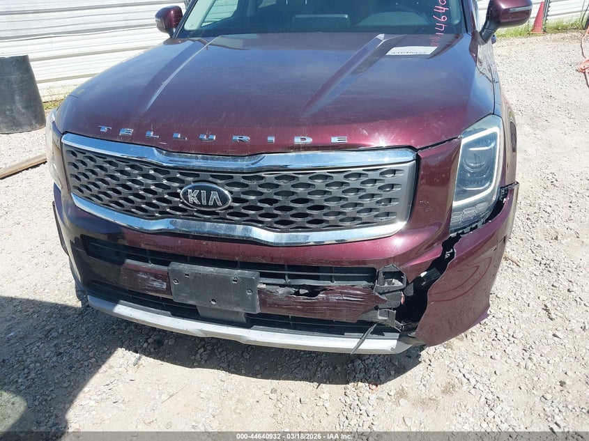 2020 Kia Telluride VIN 5XYP24HC0LG086066 IAAI salvage auction — FRONT END, Salvage Title, sold $25 on 2026-07-28 (photo 6)