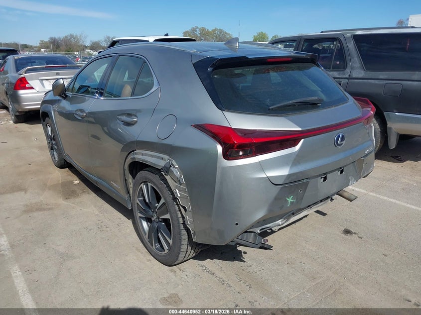 2020 Lexus Ux VIN JTHP9JBH1L2020360 IAAI salvage auction — REAR END, Salvage Title, sold $6,975 on 2026-07-29 (photo 3)