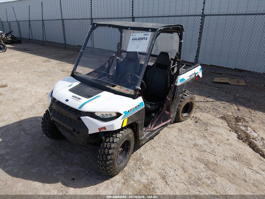 2021 Polaris Ranger VIN L6KHZB151MS001740 IAAI salvage auction — LEFT REAR, Salvage Title, sold $1,550 on 2026-08-26 (photo 1)