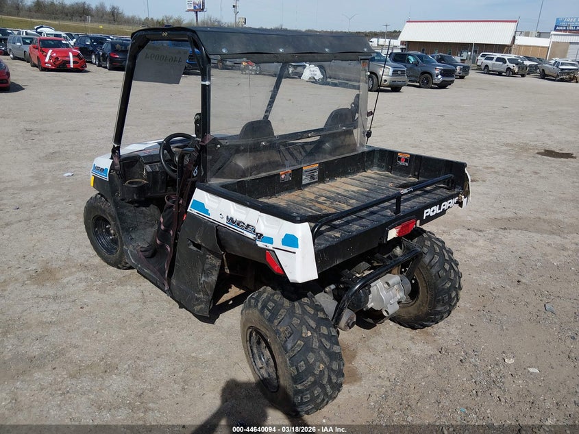 2021 Polaris Ranger VIN L6KHZB151MS001740 IAAI salvage auction — LEFT REAR, Salvage Title, sold $1,550 on 2026-08-26 (photo 4)