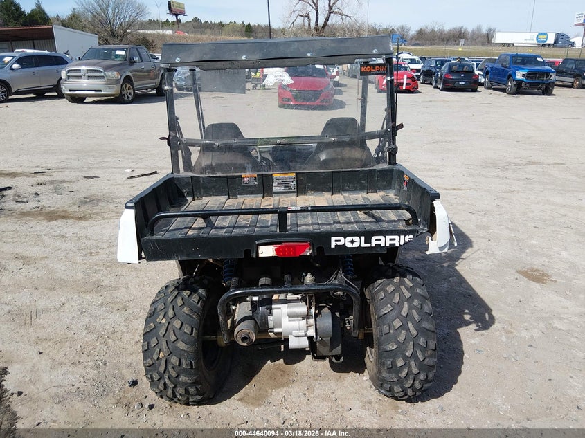 2021 Polaris Ranger VIN L6KHZB151MS001740 IAAI salvage auction — LEFT REAR, Salvage Title, sold $1,550 on 2026-08-26 (photo 6)