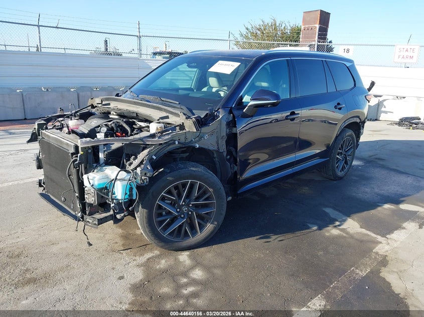 2024 Lexus Tx VIN 5TDAAAB69RS002199 IAAI salvage auction — FRONT & REAR, Salvage Title, sold $20,800 on 2026-09-02 (photo 2)