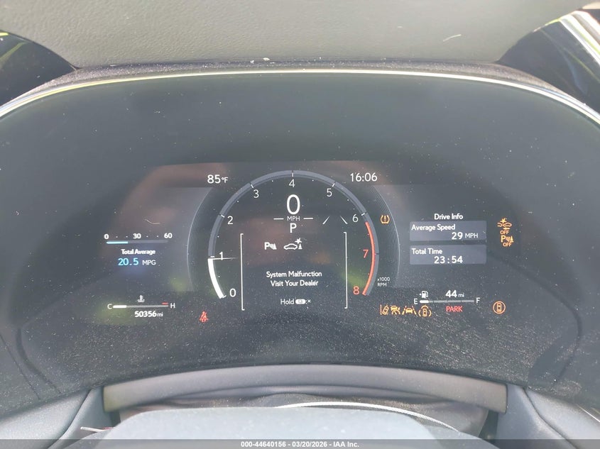 2024 Lexus Tx VIN 5TDAAAB69RS002199 IAAI salvage auction — FRONT & REAR, Salvage Title, sold $20,800 on 2026-09-02 (photo 7)