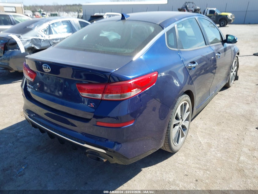 2019 Kia Optima VIN 5XXGT4L33KG294417 IAAI salvage auction — FRONT END, Salvage (Oklahoma), sold $325 on 2026-07-22 (photo 4)