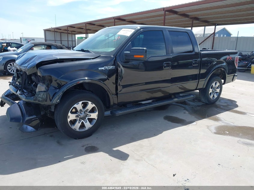 2013 Ford F-150 VIN 1FTFW1CF9DFD48106 IAAI salvage auction — FRONT & REAR, Original (Texas), sold $1,650 on 2026-08-01 (photo 2)