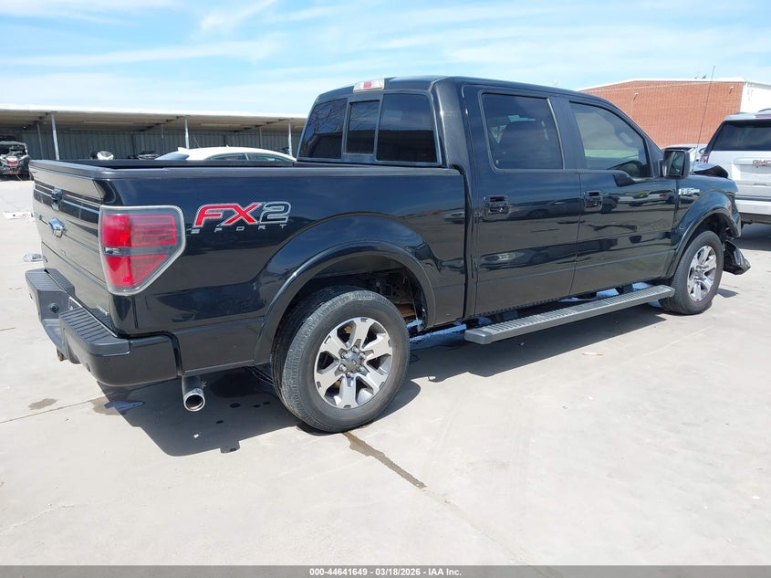 2013 Ford F-150 VIN 1FTFW1CF9DFD48106 IAAI salvage auction — FRONT & REAR, Original (Texas), sold $1,650 on 2026-08-01 (photo 4)
